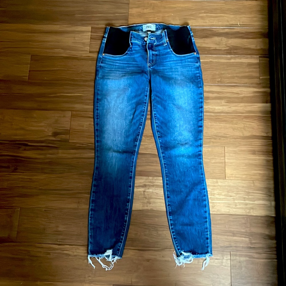 Paige premium denim maternity jeans verdugo ankle